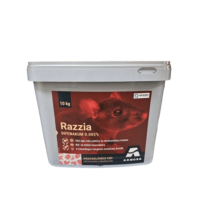 RAZZIA rágcsálóirtó pép 10 kg